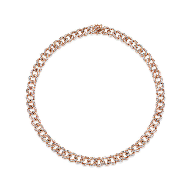 Anita Ko NAPLES DIAMOND CHAIN LINK CHOKER