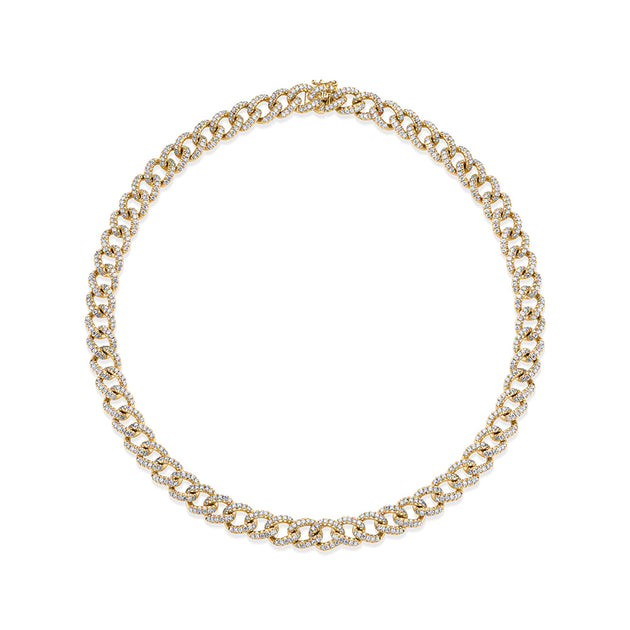 anita ko NAPLES DIAMOND CHAIN LINK CHOKER