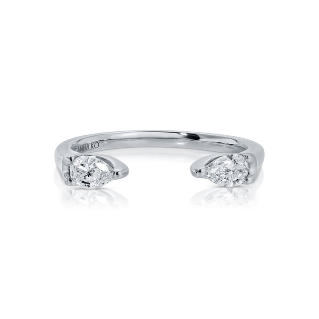 Anita Ko ORBIT PEAR DIAMOND RING