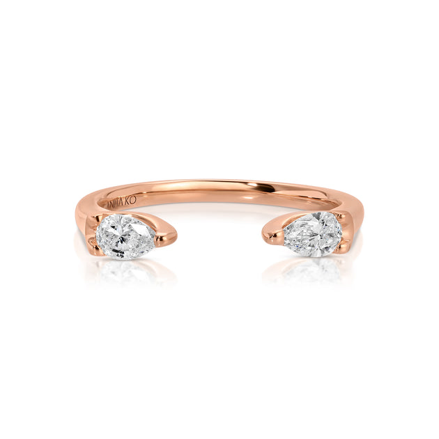 Anita Ko ORBIT PEAR DIAMOND RING