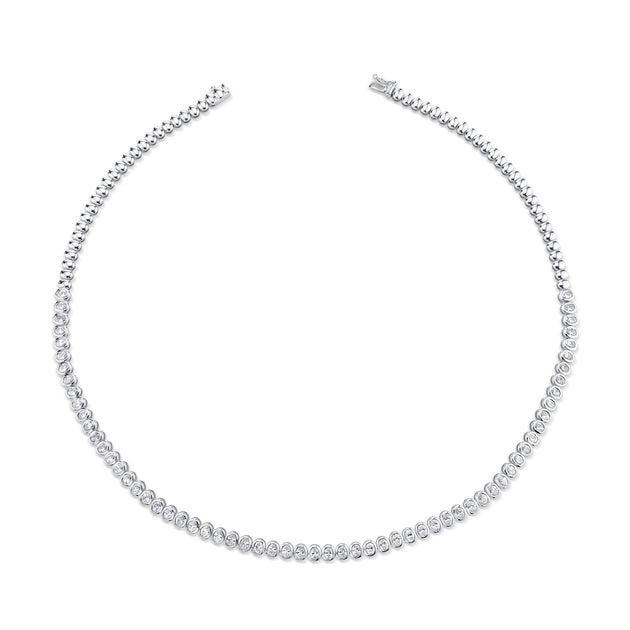 Anita Ko OVAL DIAMOND BEZEL CHOKER