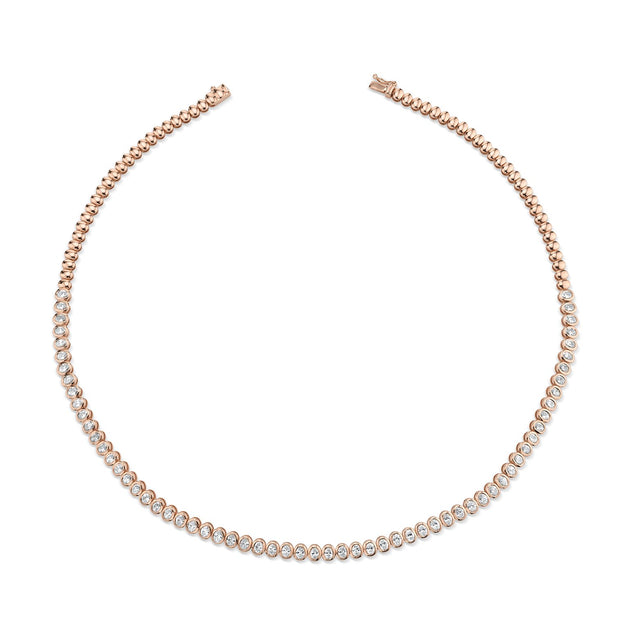 Anita Ko OVAL DIAMOND BEZEL CHOKER