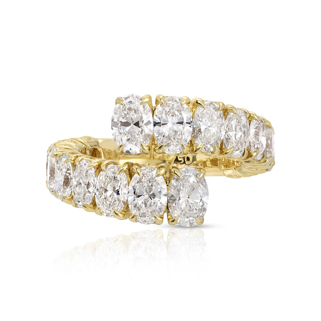 Anita Ko OVAL DIAMOND TWIST RING
