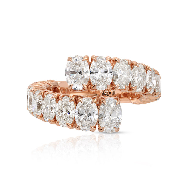 Anita Ko OVAL DIAMOND TWIST RING