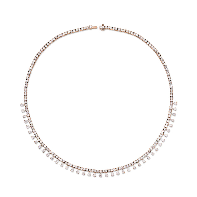 Anita Ko PALOMA ROUND AND PEAR DIAMOND CHOKER