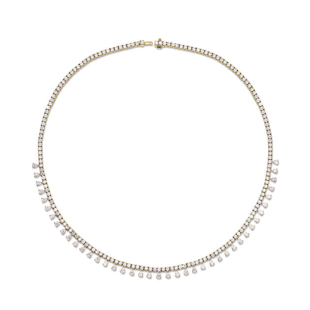 Anita Ko PALOMA ROUND AND PEAR DIAMOND CHOKER