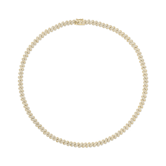 anita ko PAVE DIAMOND COIL CHOKER