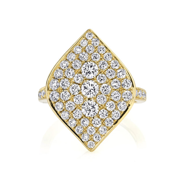 Anita Ko PAVE DIAMOND MARQUISE RING