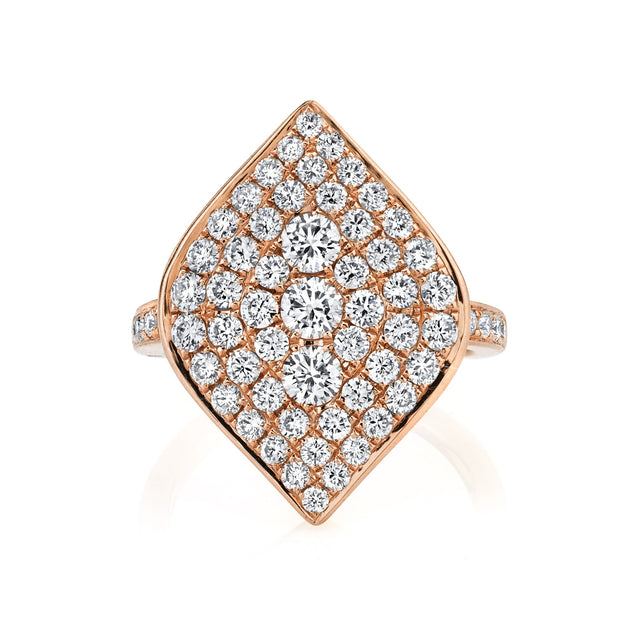 anita ko PAVE DIAMOND MARQUISE RING