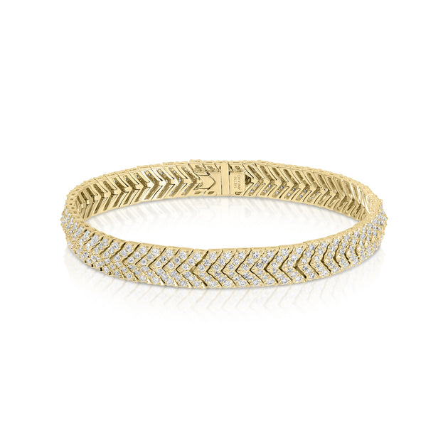 anita ko PAVE DIAMOND ZIPPER BRACELET