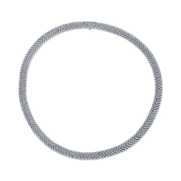 Anita Ko PAVE DIAMOND ZIPPER CHOKER