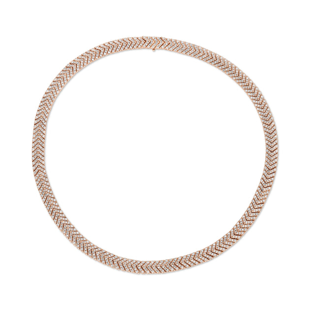 Anita Ko PAVE DIAMOND ZIPPER CHOKER