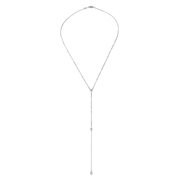 Anita Ko PEAR AND DOUBLE MARQUISE DIAMOND LARIAT