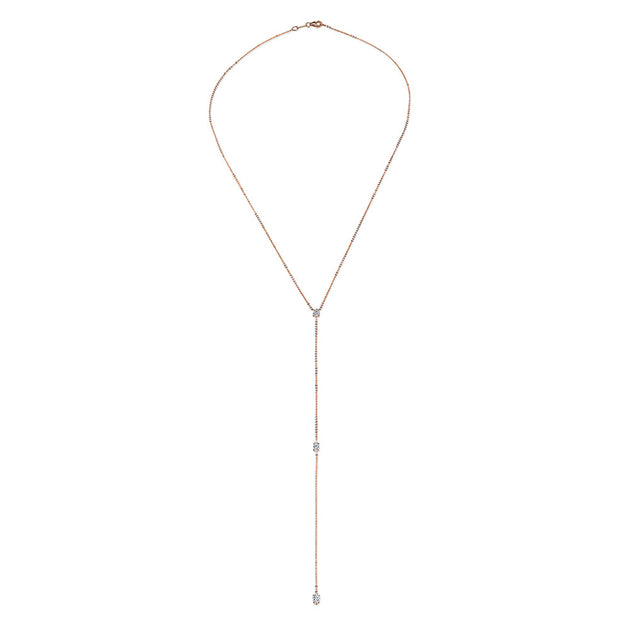Anita Ko PEAR AND DOUBLE MARQUISE DIAMOND LARIAT