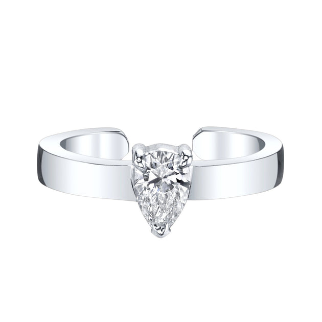 Anita Ko PEAR DIAMOND EAR CUFF