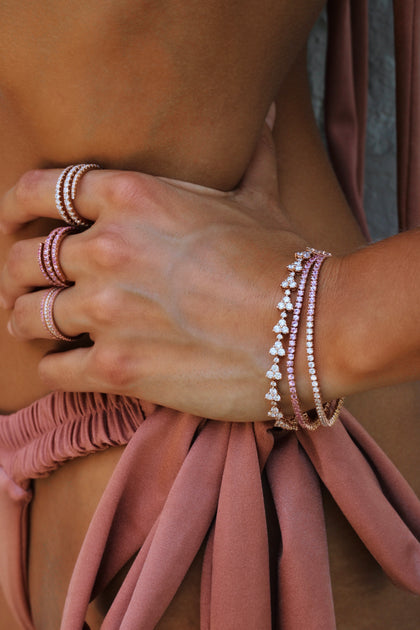 Anita Ko PINK SAPPHIRE HEPBURN BRACELET