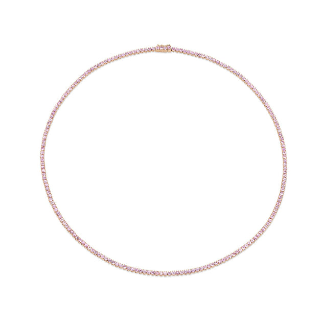anita ko PINK SAPPHIRE HEPBURN CHOKER
