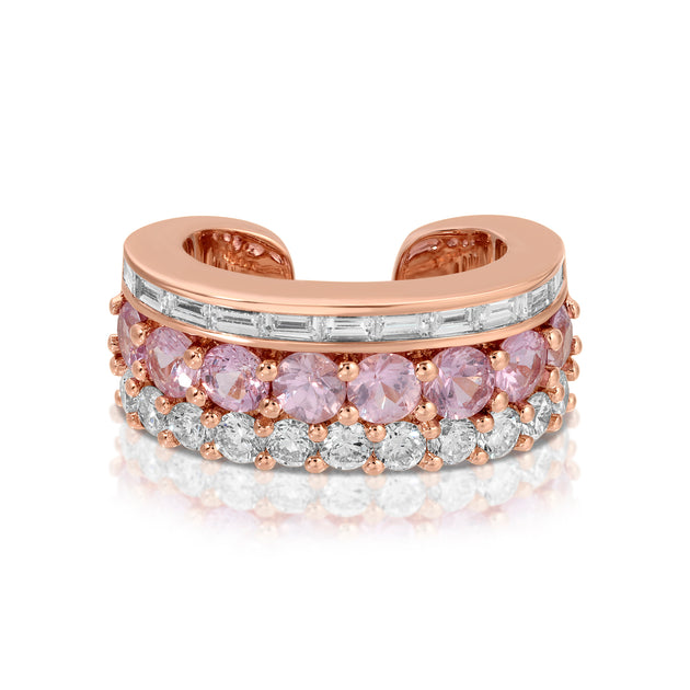 anita ko PINK SAPPHIRE LOLA EAR CUFF