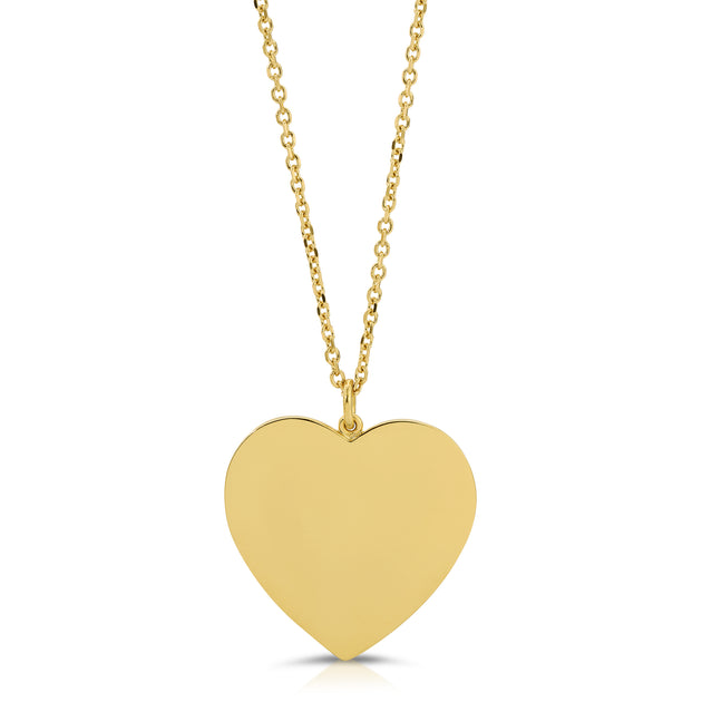 anita ko PLAIN HEART PENDANT