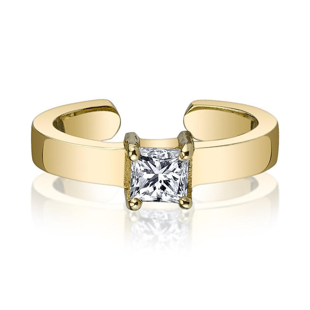 anita ko PRINCESS CUT DIAMOND EAR CUFF