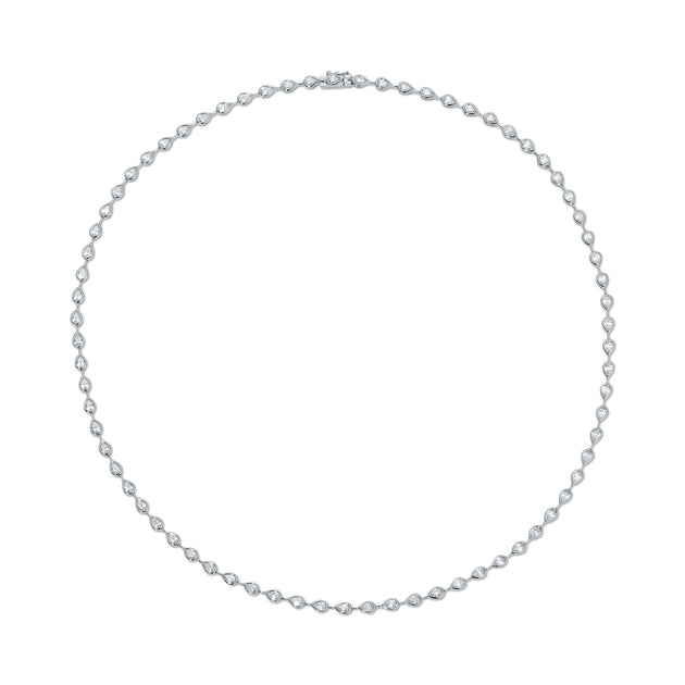 Anita Ko RAINDROP PEAR BEZELED DIAMOND CHOKER