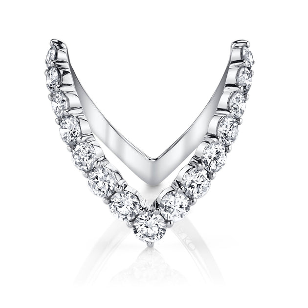Anita Ko ROUND DIAMOND V RING