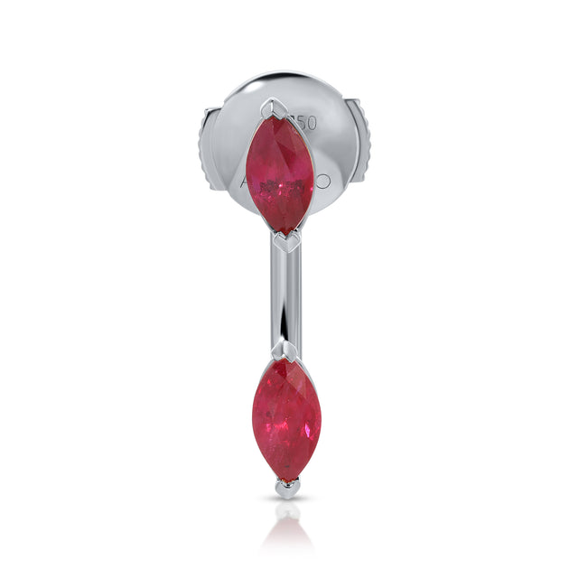 Anita Ko RUBY MARQUISE ORBIT EARRING