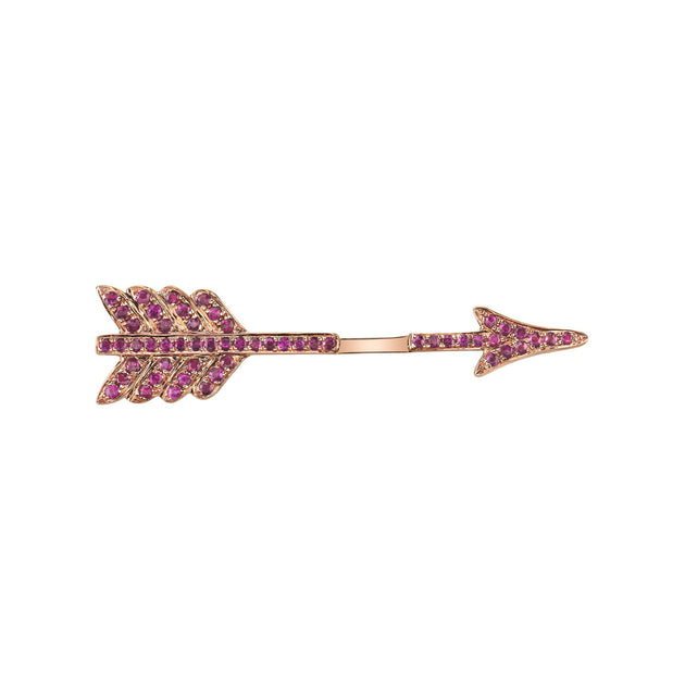 anita ko RUBY SINGLE ARROW EARRING