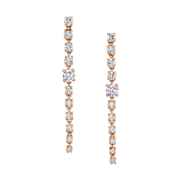 Anita Ko SHORT DIAMOND ROPE EARRINGS