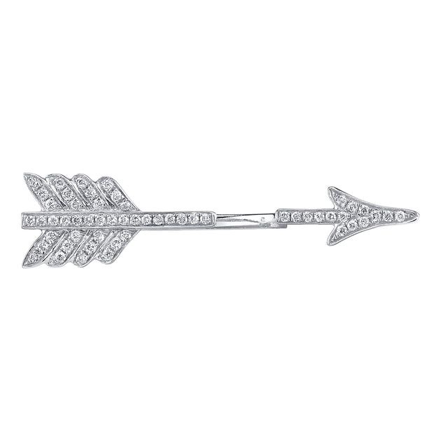 Anita Ko SINGLE DIAMOND ARROW EARRING