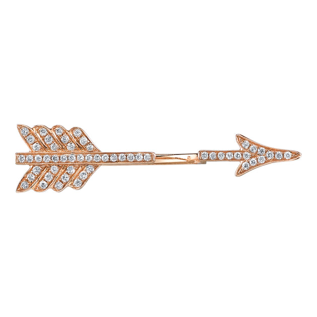 Anita Ko SINGLE DIAMOND ARROW EARRING