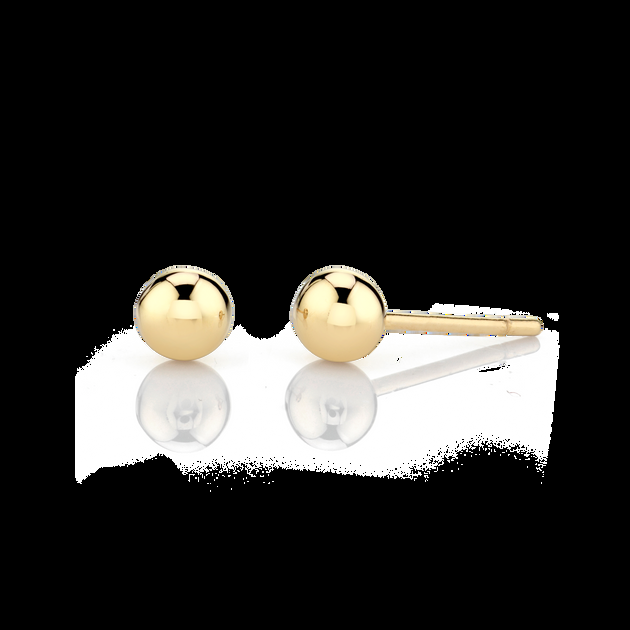 Anita Ko SMALL BALL STUD EARRINGS