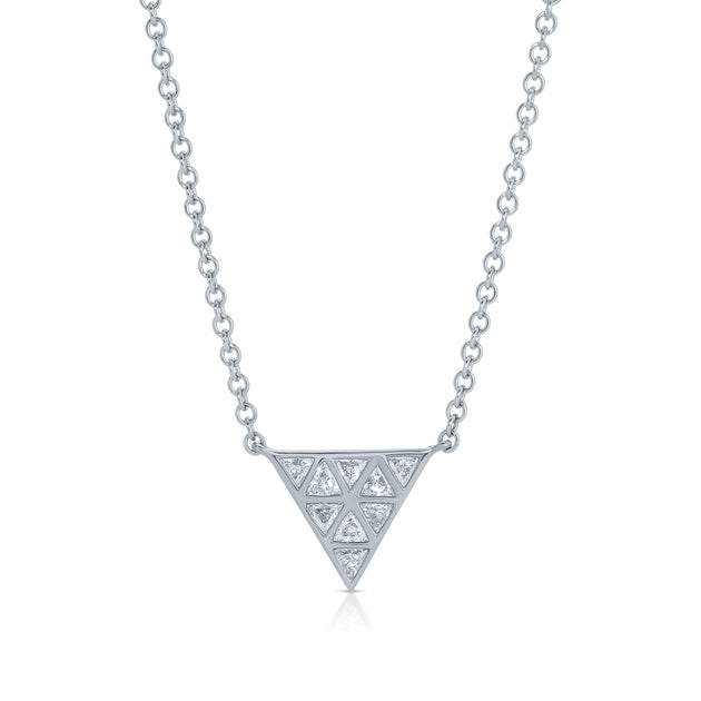 Anita Ko SMALL BEZELED TRILLION PENDANT