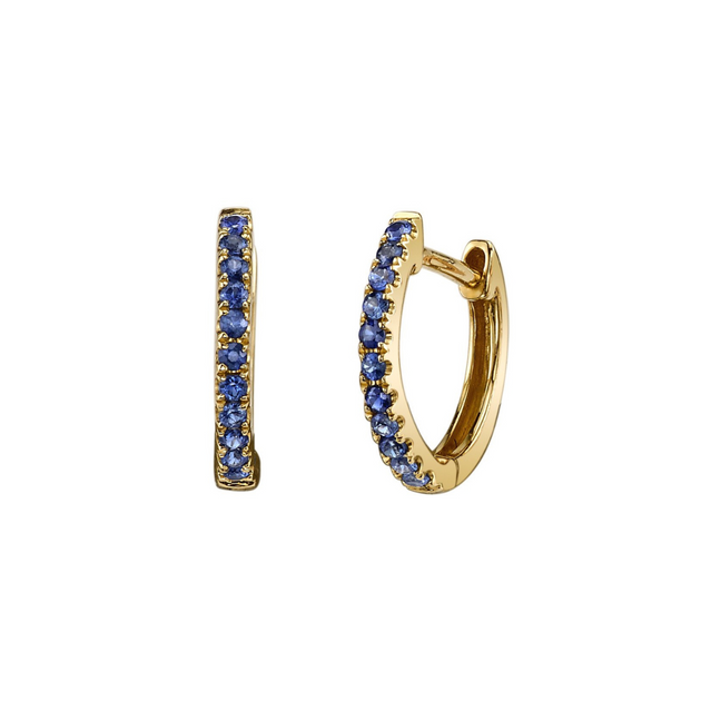 anita ko SMALL BLUE SAPPHIRE HUGGIES