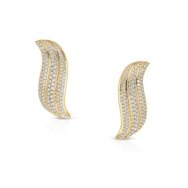 anita ko SMALL CELESTE DIAMOND EARRINGS