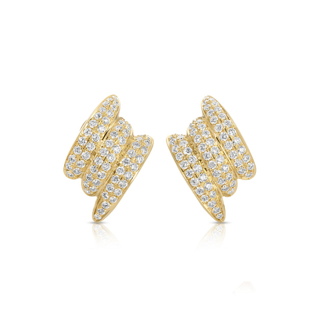 anita ko SMALL DIAMOND CLAIRE EARRINGS