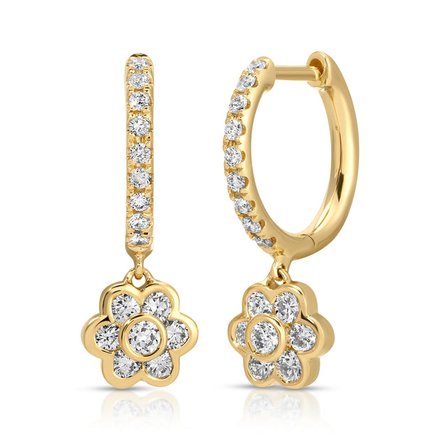 anita ko SMALL DIAMOND FLORA DROP HUGGIES