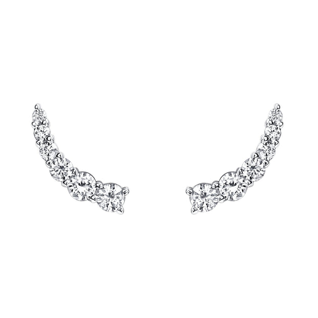 Anita Ko SMALL FLOATING DIAMOND STUD