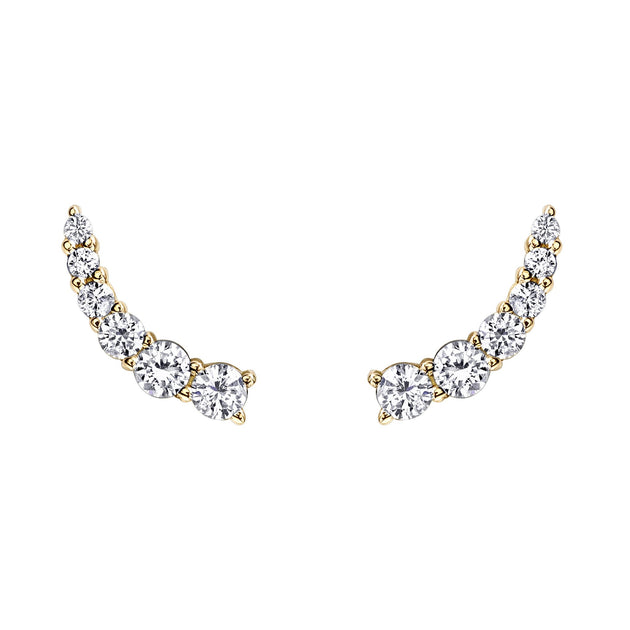 anita ko SMALL FLOATING DIAMOND STUD