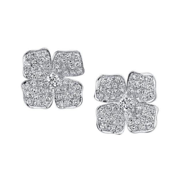 Anita Ko SMALL FLOWER DIAMOND STUDS
