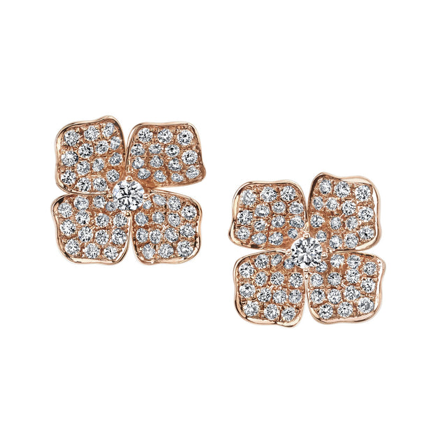 Anita Ko SMALL FLOWER DIAMOND STUDS