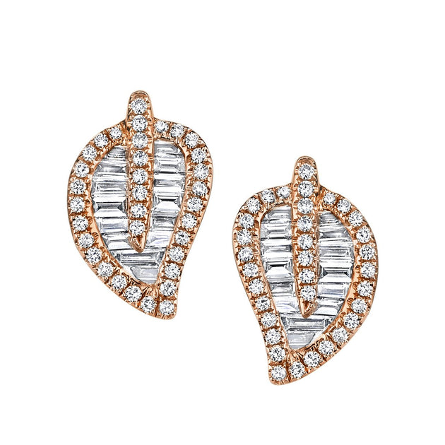 Anita Ko SMALL LEAF STUDS