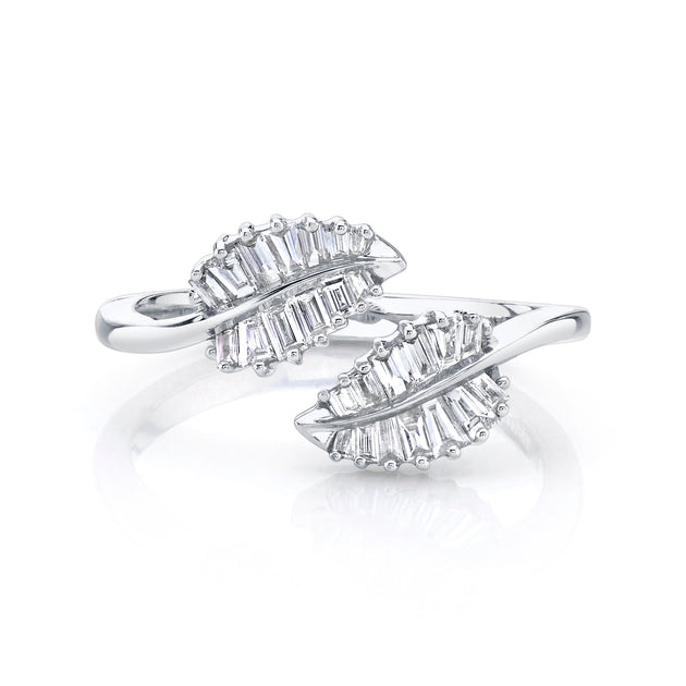 Anita Ko SMALL PALM LEAF DIAMOND RING