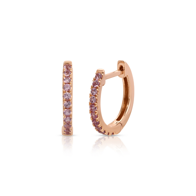 anita ko SMALL PINK SAPPHIRE HUGGIES