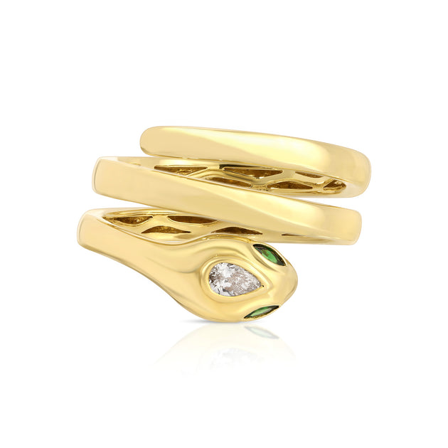 anita ko SNAKE COIL RING