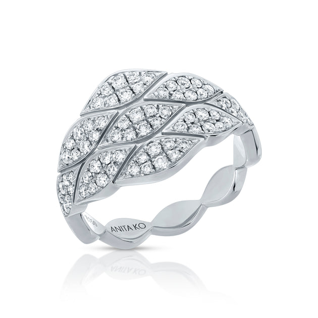Anita Ko TALITHA GRADUATED PAVE DIAMOND RING