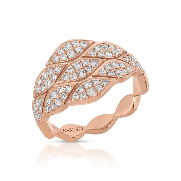 Anita Ko TALITHA GRADUATED PAVE DIAMOND RING