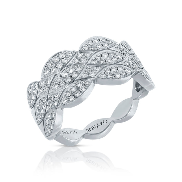 Anita Ko TALITHA WIDE PAVE DIAMOND RING