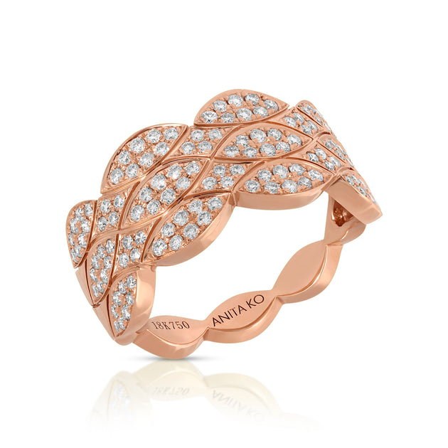 Anita Ko TALITHA WIDE PAVE DIAMOND RING
