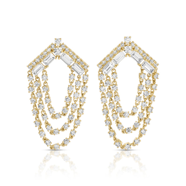 anita ko TARA DIAMOND DROP EARRINGS